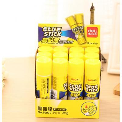 得力(deli)36g高粘度PVP固体胶水 快干耐用胶棒 1...